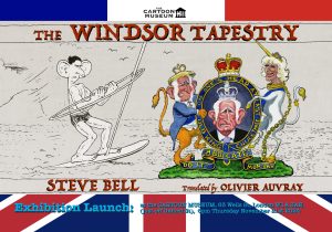 La tapisserie de Windsor du dessinateur anglais Steve Bell